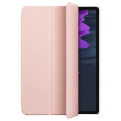 Microsonic Samsung Galaxy Tab S11 Ultra Kılıf Slim Translucent Back Smart Cover Rose Gold