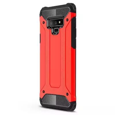 Microsonic Samsung Galaxy Note 9 Kılıf Rugged Armor Kırmızı