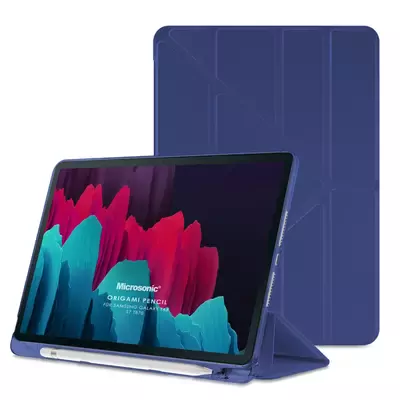 Microsonic Samsung Galaxy Tab S9 FE Kılıf Origami Pencil Lacivert