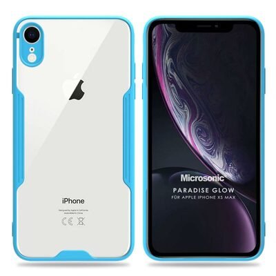 Microsonic Apple iPhone XR Kılıf Paradise Glow Turkuaz