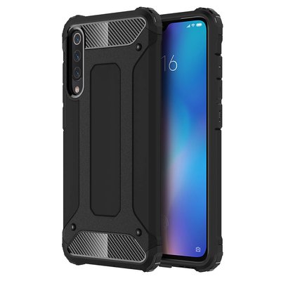 Microsonic Xiaomi Mi 9 Kılıf Rugged Armor Siyah