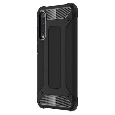 Microsonic Xiaomi Mi 9 Kılıf Rugged Armor Siyah