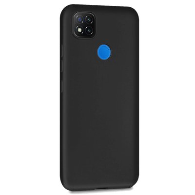 Microsonic Xiaomi Redmi 9C Kılıf Matte Silicone Siyah