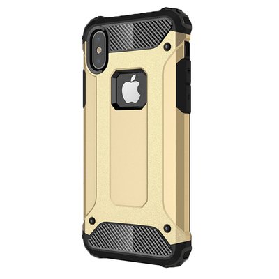 CaseUp Apple iPhone X Kılıf Tank Gold