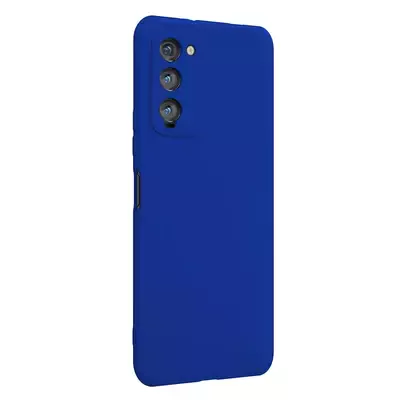 Microsonic Matte Silicone TECNO Camon 18P Kılıf Mavi