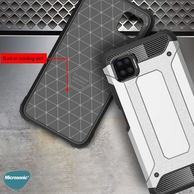 Microsonic Oppo A73 Kılıf Rugged Armor Kırmızı