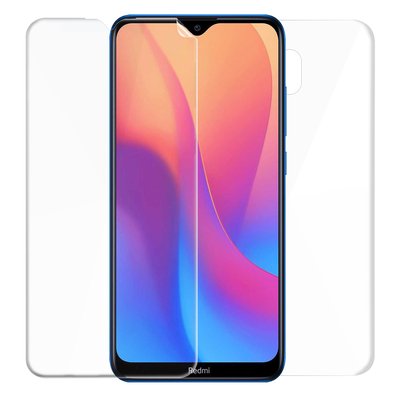 Microsonic Xiaomi Redmi 8A Kavisli Ekran Koruyucu Film Seti - Ön ve Arka