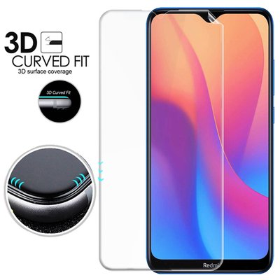 Microsonic Xiaomi Redmi 8A Kavisli Ekran Koruyucu Film Seti - Ön ve Arka