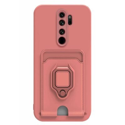 Microsonic Xiaomi Redmi Note 8 Pro Kılıf Multifunction Silicone Pembe