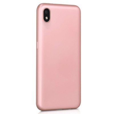 Microsonic Samsung Galaxy A01 Core Kılıf Matte Silicone Rose Gold