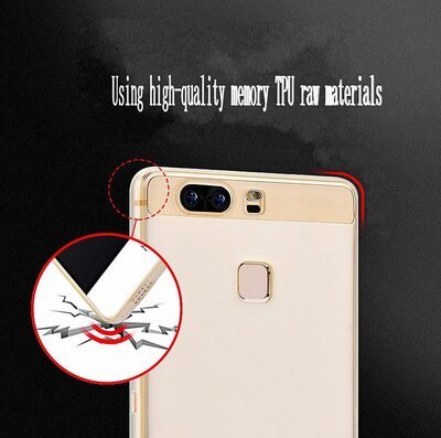 Caseup Huawei P10 Lite Kılıf Transparent Soft Siyah