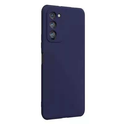 Microsonic Matte Silicone TECNO Camon 18P Kılıf Lacivert