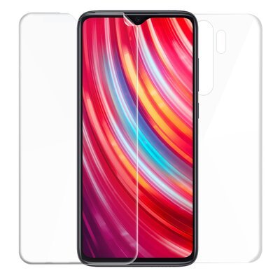 Microsonic Xiaomi Redmi Note 8 Pro Kavisli Ekran Koruyucu Film Seti - Ön ve Arka