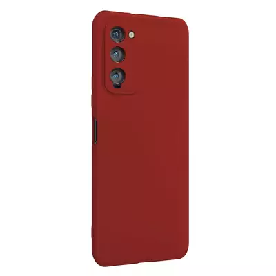 Microsonic Matte Silicone TECNO Camon 18P Kılıf Kırmızı