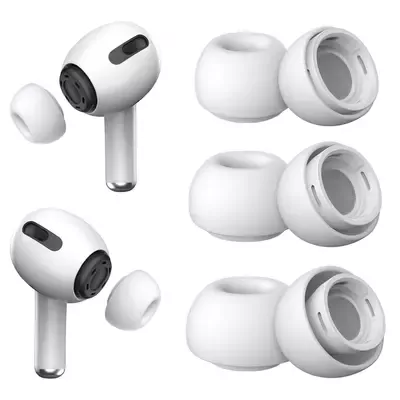 Microsonic AirPods Pro 2.Nesil için Kulaklık Uçları - 6 set (XS/S/L)