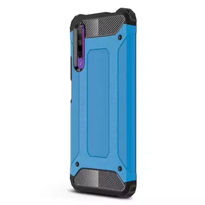 Microsonic Huawei P Smart Pro Kılıf Rugged Armor Mavi