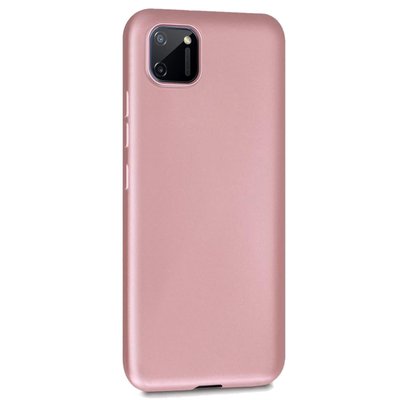 Microsonic Realme C11 Kılıf Matte Silicone Rose Gold