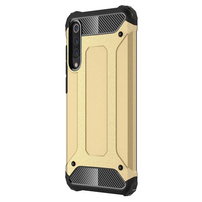 Microsonic Xiaomi Mi 9 Kılıf Rugged Armor Gold