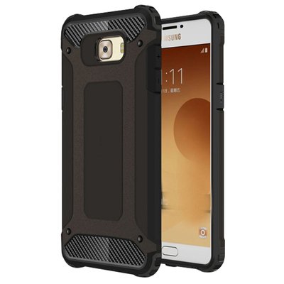 CaseUp Samsung Galaxy C7 Pro Kılıf Tank Siyah