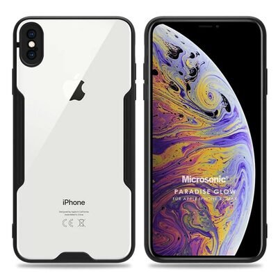 Microsonic Apple iPhone XS Max Kılıf Paradise Glow Siyah