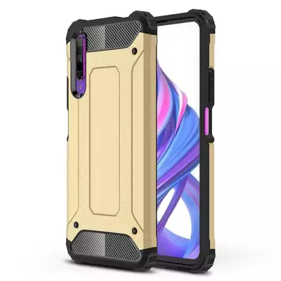 Microsonic Huawei P Smart Pro Kılıf Rugged Armor Gold