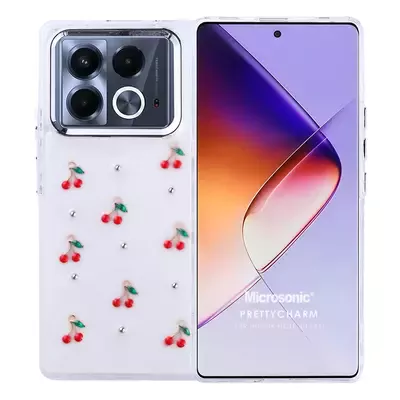 Microsonic Infinix Note 40 4G Kılıf PrettyCharm Cherry