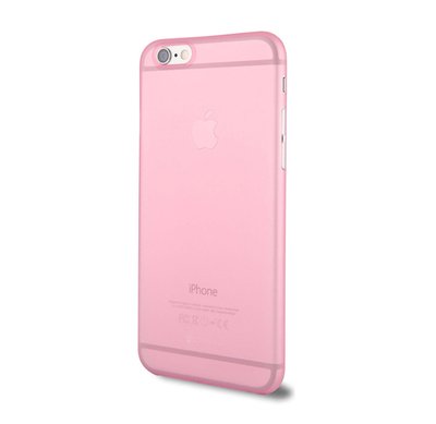 CaseUp Apple iPhone 6S Kılıf Transparent Soft Pembe