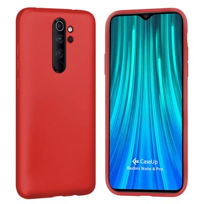 CaseUp Xiaomi Redmi Note 8 Pro Kılıf Matte Surface Kırmızı