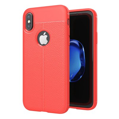 CaseUp Apple iPhone X Kılıf Niss Silikon Kırmızı