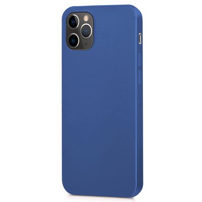 Microsonic Apple iPhone 12 Pro Max Kılıf Matte Silicone Lacivert