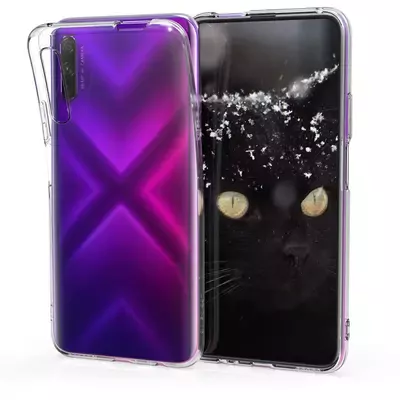 Microsonic Huawei P Smart Pro Kılıf Transparent Soft Beyaz