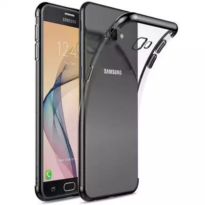 Microsonic Samsung Galaxy J7 Prime Kılıf Skyfall Transparent Clear Siyah