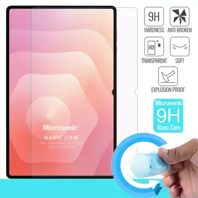 Microsonic Samsung Galaxy Tab S11 Ultra Nano Glass Cam Ekran Koruyucu