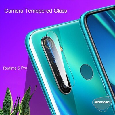 Microsonic Realme 5 Pro Kamera Lens Koruyucu