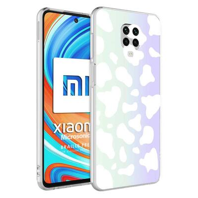 Microsonic Xiaomi Redmi Note 9 Pro Braille Feel Desenli Kılıf Cow