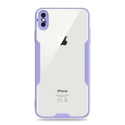 Microsonic Apple iPhone XS Max Kılıf Paradise Glow Lila