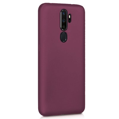 Microsonic Oppo A5 2020 Kılıf Matte Silicone Mor