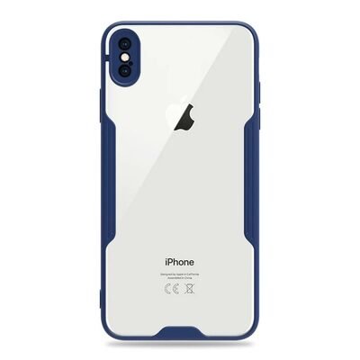 Microsonic Apple iPhone XS Max Kılıf Paradise Glow Lacivert