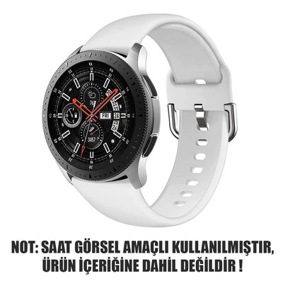 Microsonic Huawei Watch 2 Sport Silikon Kordon Beyaz