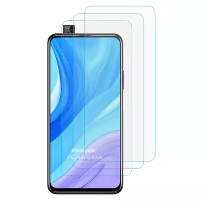 Microsonic Huawei Y9S Ekran Koruyucu Nano Cam (3`lü Paket)