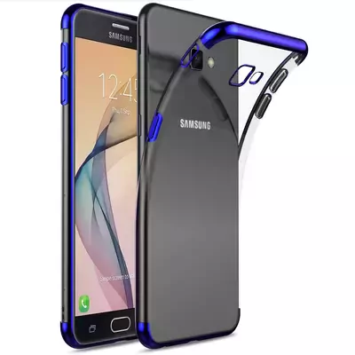 Microsonic Samsung Galaxy J7 Prime Kılıf Skyfall Transparent Clear Mavi