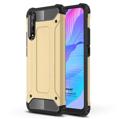 Microsonic Huawei P Smart S Kılıf Rugged Armor Gold