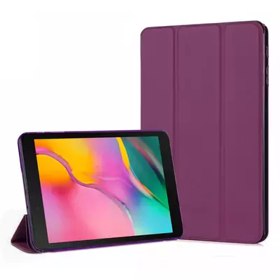 Microsonic Samsung Galaxy Tab A 8'' T290 Smart Case ve arka Kılıf Mor