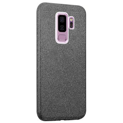 Microsonic Samsung Galaxy S9 Plus Kılıf Sparkle Shiny Siyah