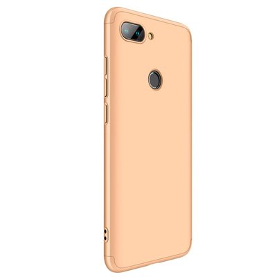 Microsonic Xiaomi Mi 8 Lite Kılıf Double Dip 360 Protective AYS Gold