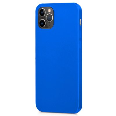 Microsonic Apple iPhone 12 Pro Kılıf Matte Silicone Mavi