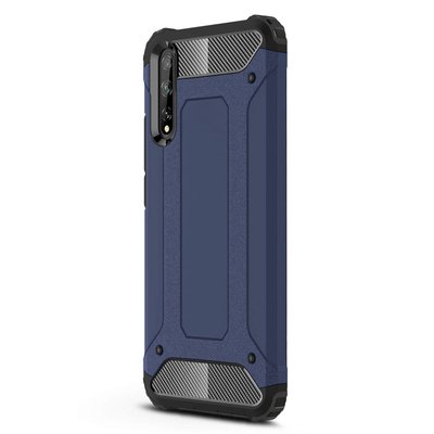 Microsonic Huawei P Smart S Kılıf Rugged Armor Lacivert