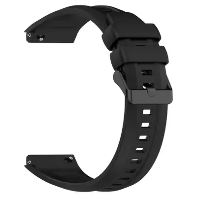Microsonic Huawei Watch GT5 Pro 42mm Kordon, Silicone SwiftBands Siyah