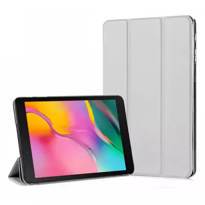 Microsonic Samsung Galaxy Tab A 8'' T290 Smart Case ve arka Kılıf Gümüş