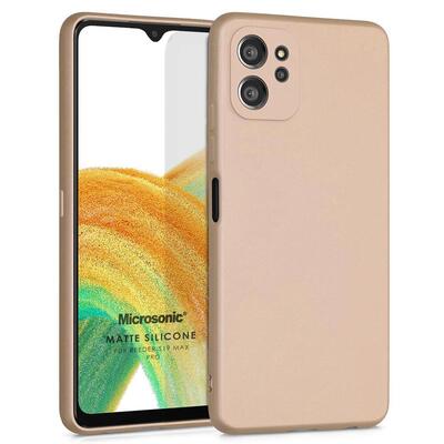 Microsonic Reeder S19 Max Pro Kılıf Matte Silicone Gold